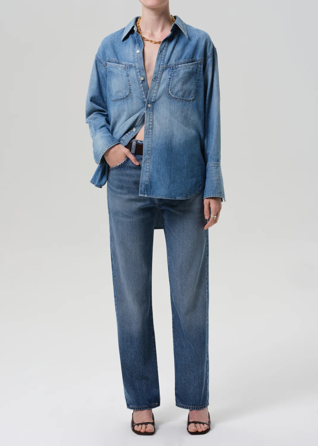 Solene Shirt in Loire | Citizens of Humanity