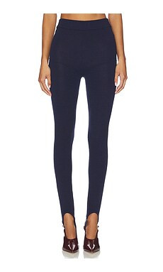 Aya Muse Knit Leggings in Navy from Revolve.com | Revolve Clothing (Global)