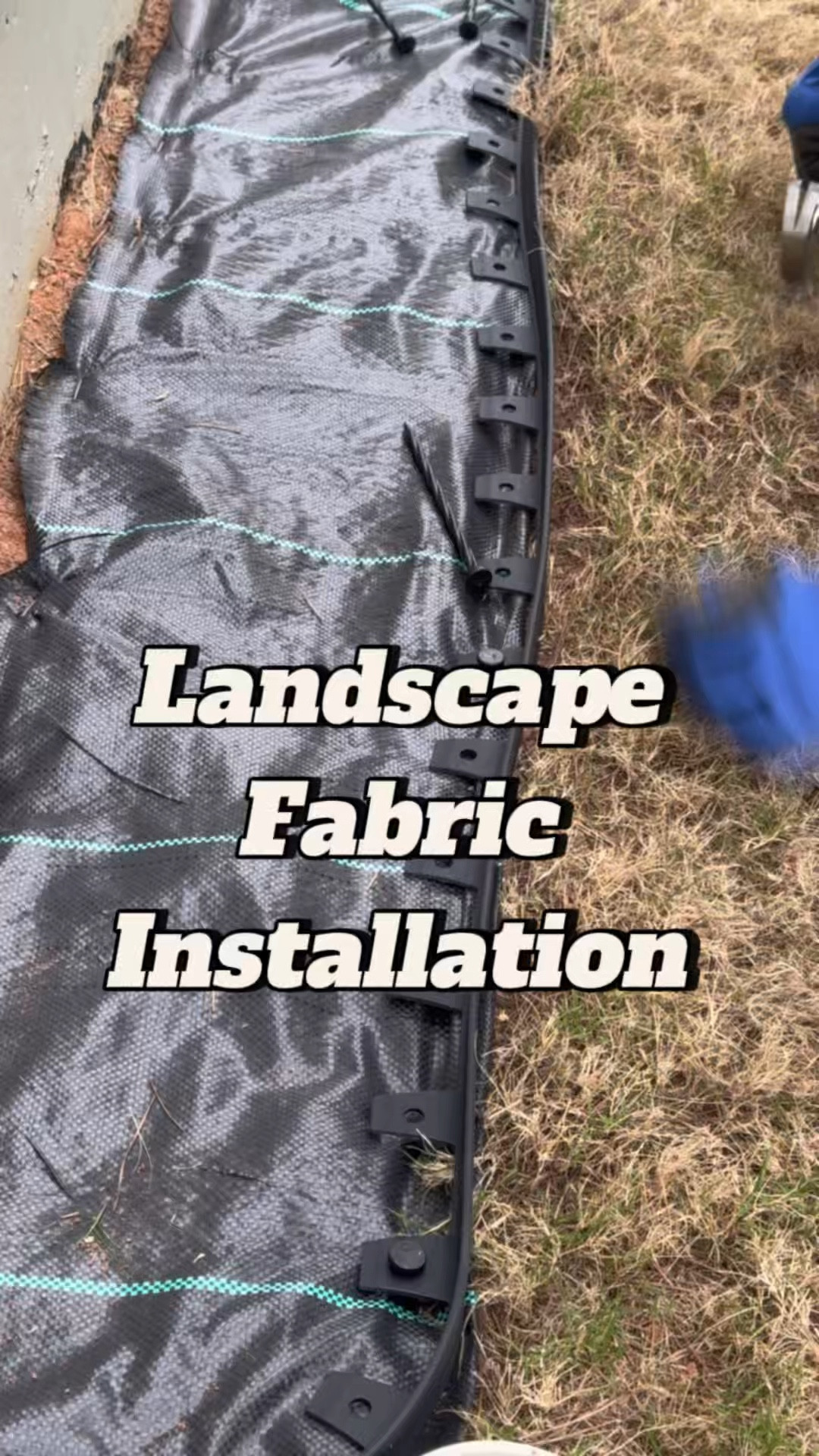 How to Install landscape fabric ! 

#diy #landscape #installation #flowerbed 

#LTKHome #LTKvlog