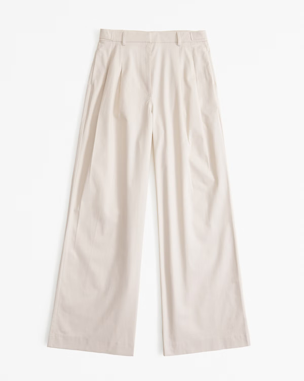 Utility Tailored Wide Leg Pant | Abercrombie & Fitch (US)