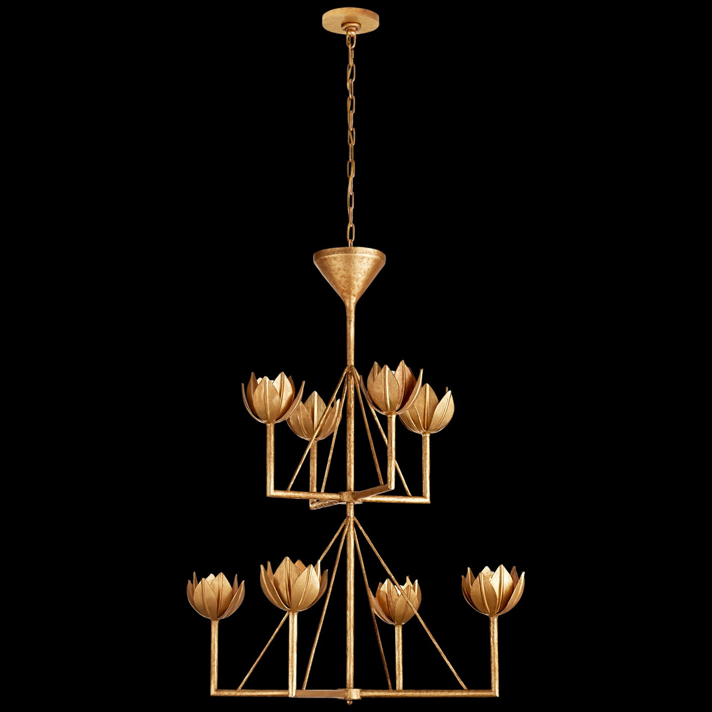 Alberto Medium Two Tier Chandelier in Various Colors – BURKE DECOR | Burke Decor