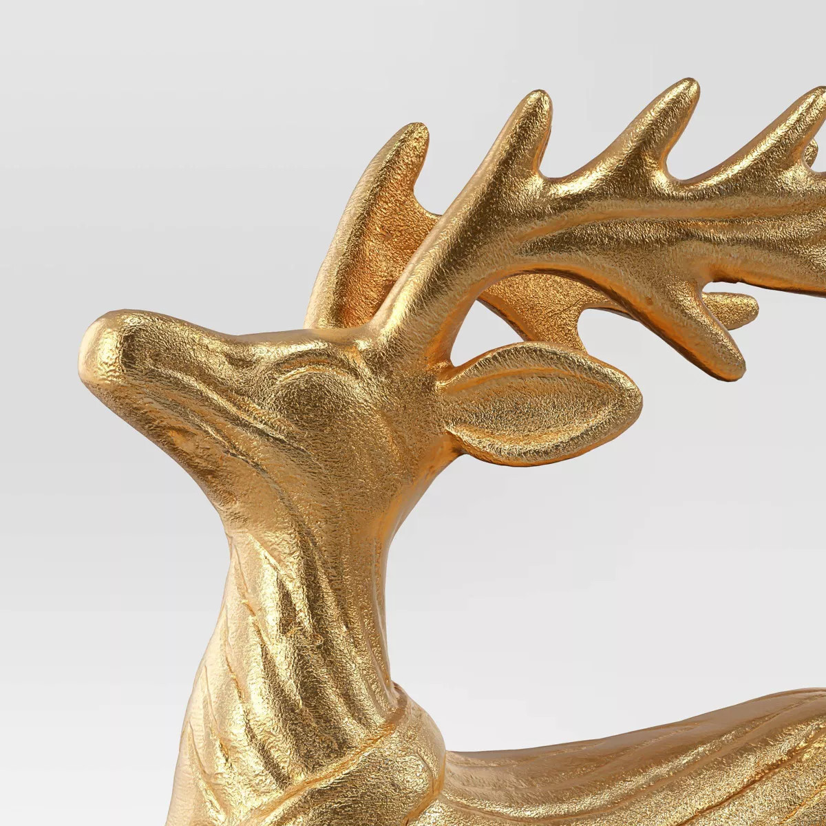 Sitting Metal Deer Gold Christmas - Threshold™ | Target