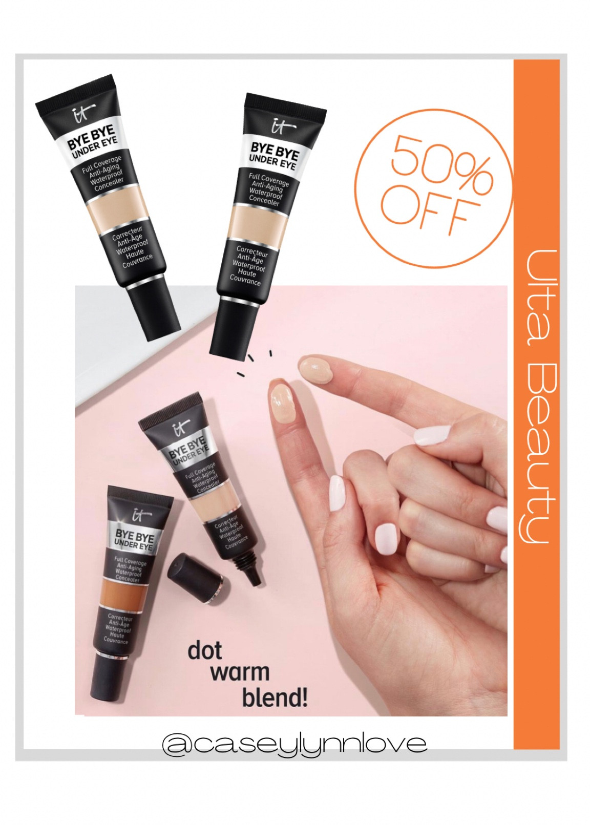 Ulta Beauty’s 50% off sale🎉  IT Cosmetics Bye Bye Under Eye is $14.50 September 15th only!

#LTKsalealert #LTKbeauty #LTKSale