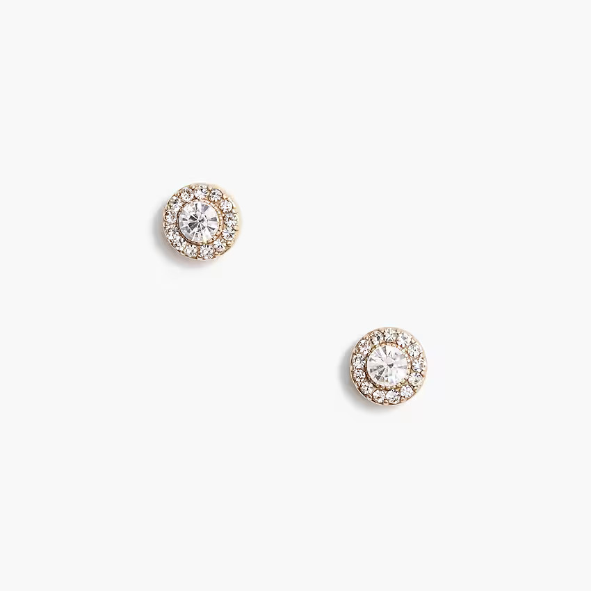 Glimmer circle stud earrings | J.Crew Factory
