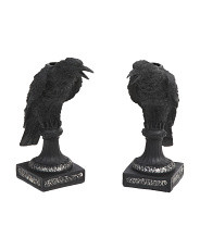 Set Of 2 Crow Candle Holders | Halloween | Marshalls | Marshalls
