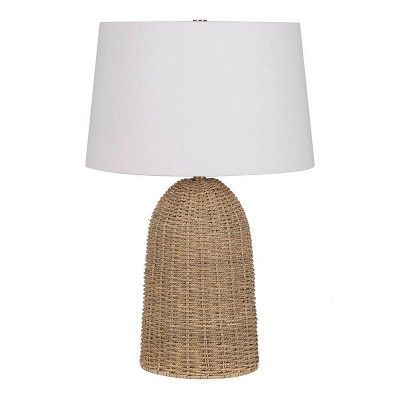 Large Assembled Seagrass Table Lamp (Includes Energy Efficient light bulb) Brown - Threshold&#848... | Target