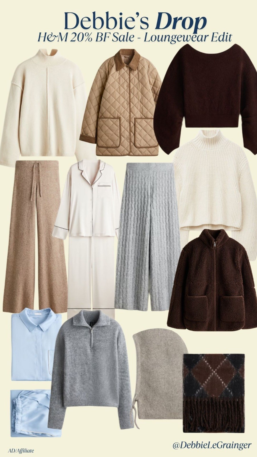 H&M have got 20% off site wide for Black Friday. Trying not to overwhelm so I've done two edits - this is my loungewear edit if you want to keep cosy this winter! 

#LTKwinter #LTKCyberWeek #LTKautumn