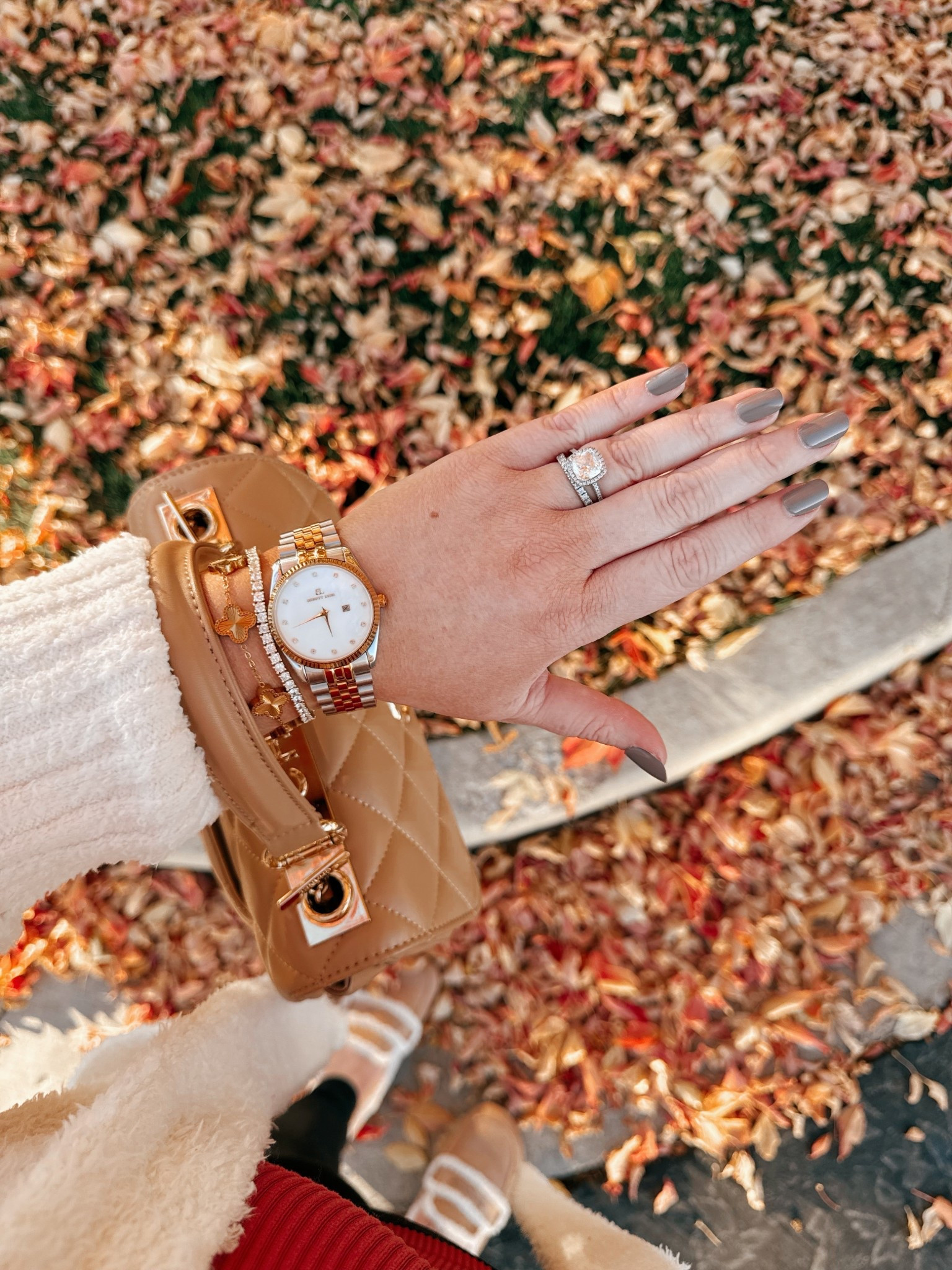 All the cozy chic details 🍂✨ Cream layers, faux shearling loafers, and my favorite jewelry stack making every fall moment feel elevated 🤎 amazon cardigan | amazon cream cardigan | amazon fall cardigan | fall outfit | loafers | faux shearling loafers | walmart loafers | walmart faux shearling loafers | fall shoes | leggings | amazon leggings | amazon lululemon leggings dupe | tank top | amazon tank top | amazon fall outfit | casual fall outfit | amazon fall casual outfit | amazon fashion | amazon finds | amazon look | amazon outfit | fall outfit | fall look | fall fashion | fall finds | fall outfit inspo | fall fashion inspo | fall 2025 

#LTKStyleTip #LTKSaleAlert #LTKMidsize
