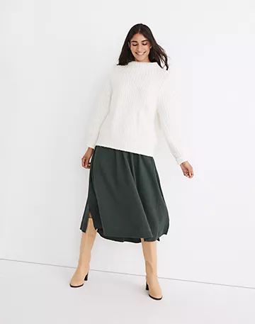 Loretto Mockneck Pullover Sweater | Madewell