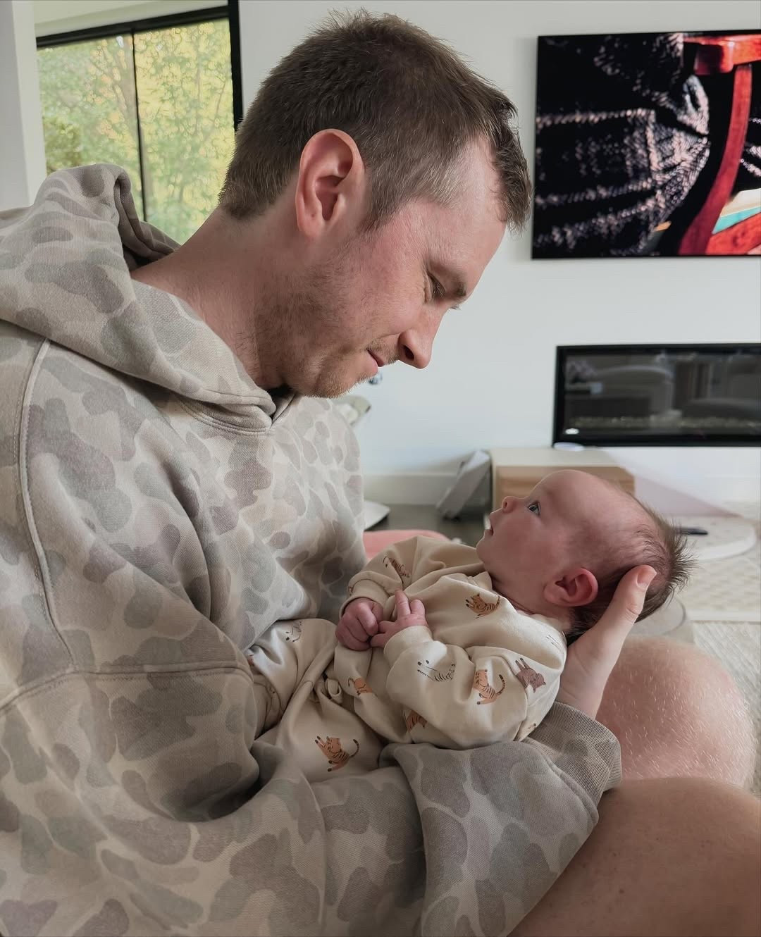 Tay and baby Sutton ☺️ He loves this hoodie from Abercrombie!

#LTKStyleTip #LTKBaby #LTKMens