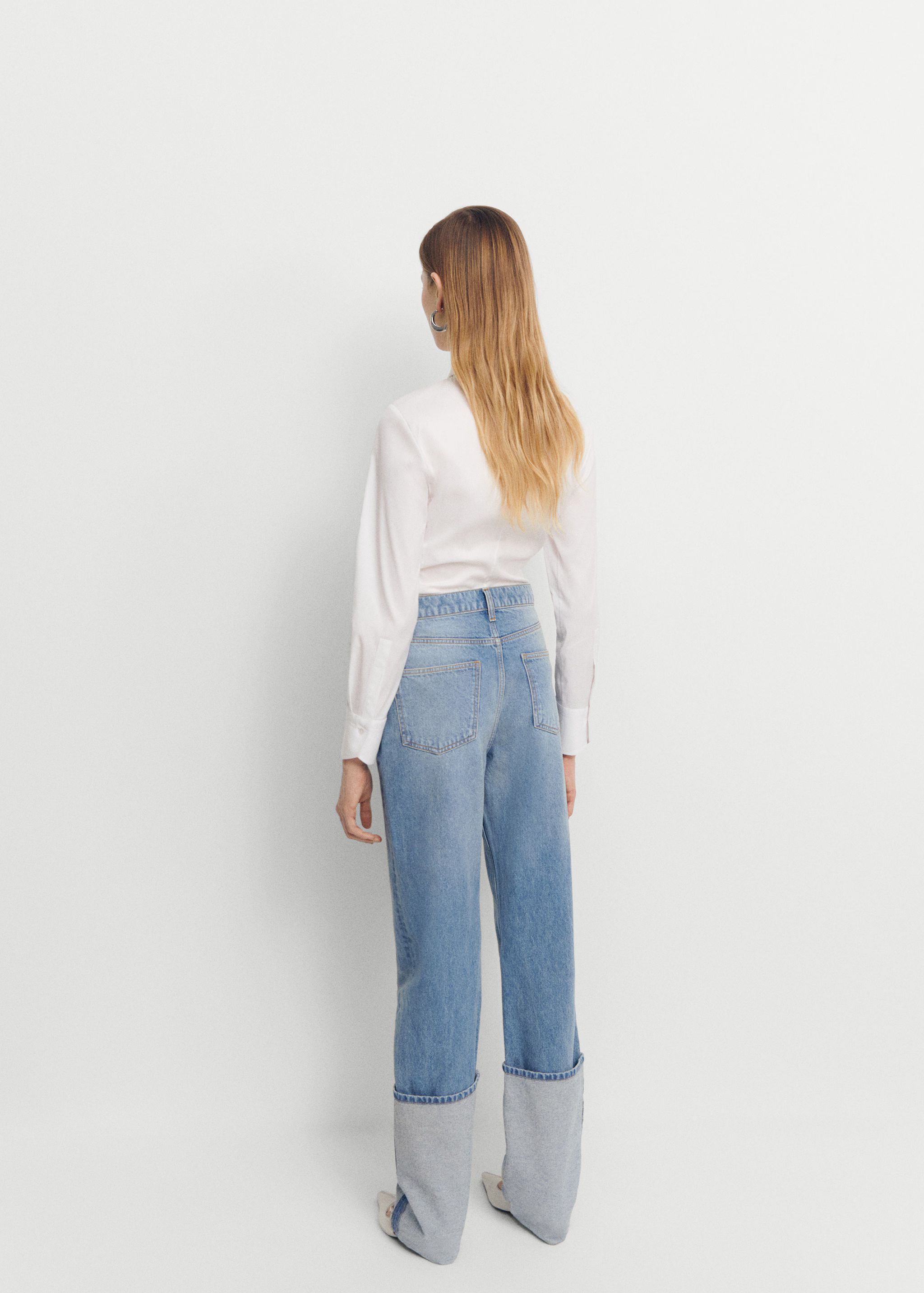 Gerade Jeans mit Umschlag | MANGO (DE)