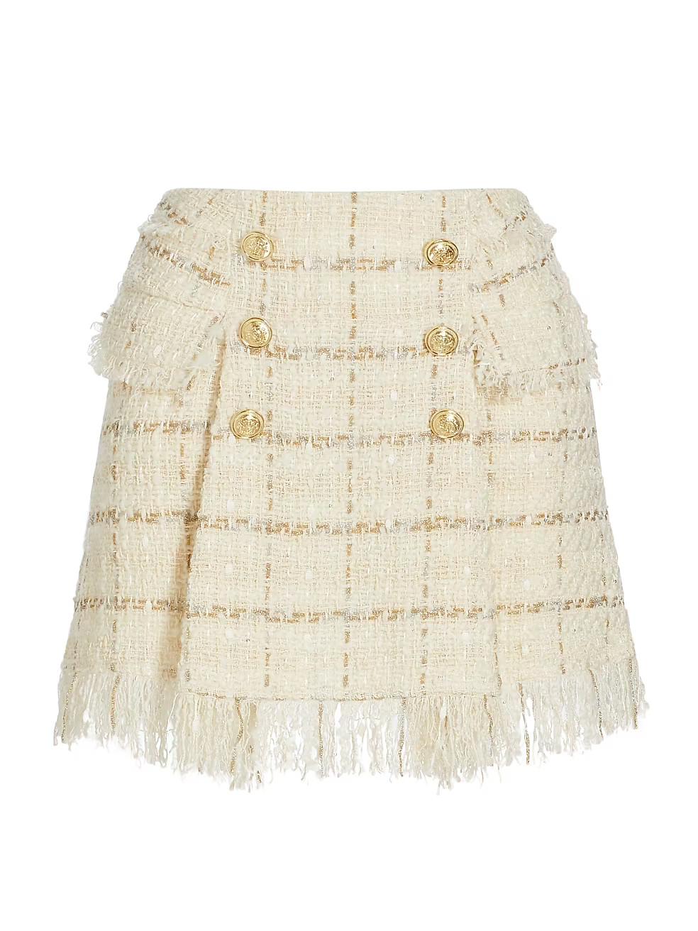 Karey Fringe Tweed Miniskirt | Saks Fifth Avenue