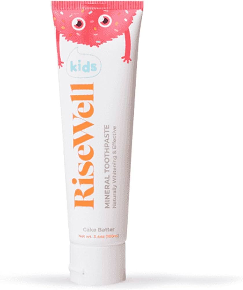 RiseWell Kids Mineral Toothpaste - Kids Hydroxyapatite Toothpaste - Safe to Swallow, Fluoride & S... | Amazon (US)