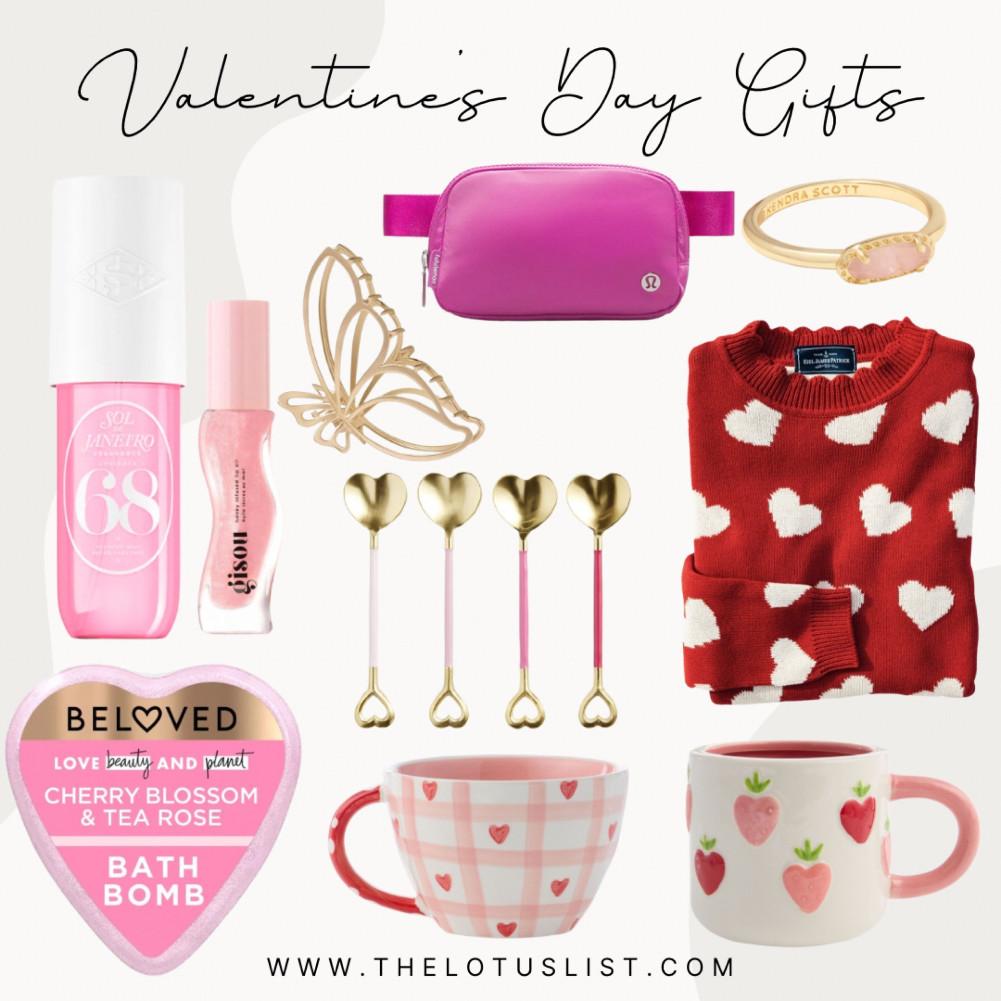 Valentines Day Gifts

Ltkfindsunder50 / LTKstyletip / LTKsalealert / LTKbeauty / LTKhome / LTKitbag / Valentine’s Day / Valentine’s Day gifts / Valentine’s Day gift / Valentine’s Day gift guide / gifts for her / Valentine’s Day gifts for her / Valentine’s Day gift for her / mug / heart mugs / heart mug / heart sweater / sol de janeiro / Lululemon belt bag / belt bag / Kendra Scott / Kendra Scott ring / perfume / hair clip / target / gisou lip oil / teacup / heart shaped teaspoon / sale / sale alert 

#LTKGiftGuide #LTKFindsUnder100 #LTKSeasonal