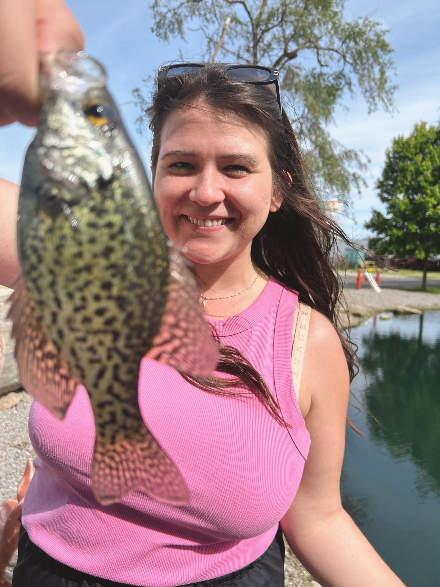 Caught me a big one! Also I live in these old navy tanks in the summer! 

#LTKSeasonal #LTKMidsize