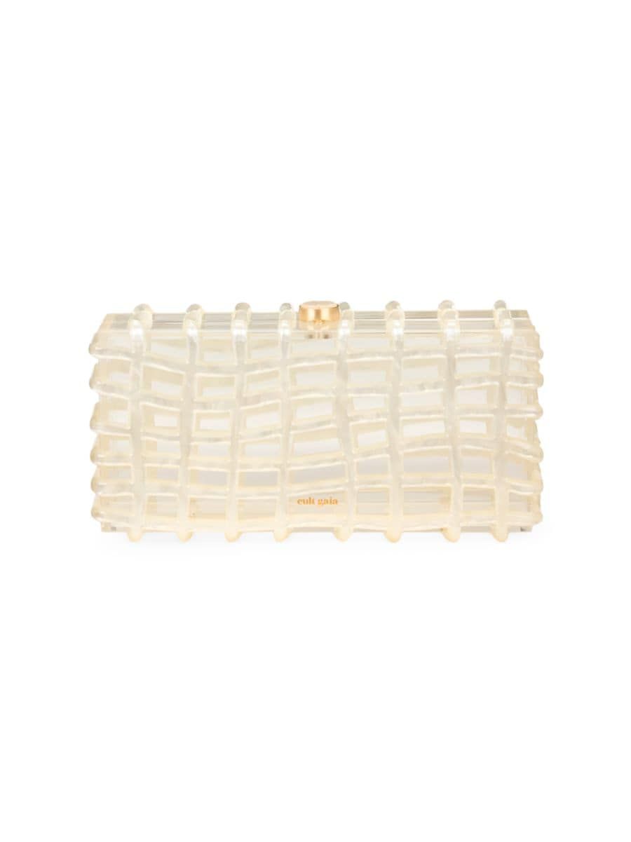 Rina Acrylic Clutch | Saks Fifth Avenue