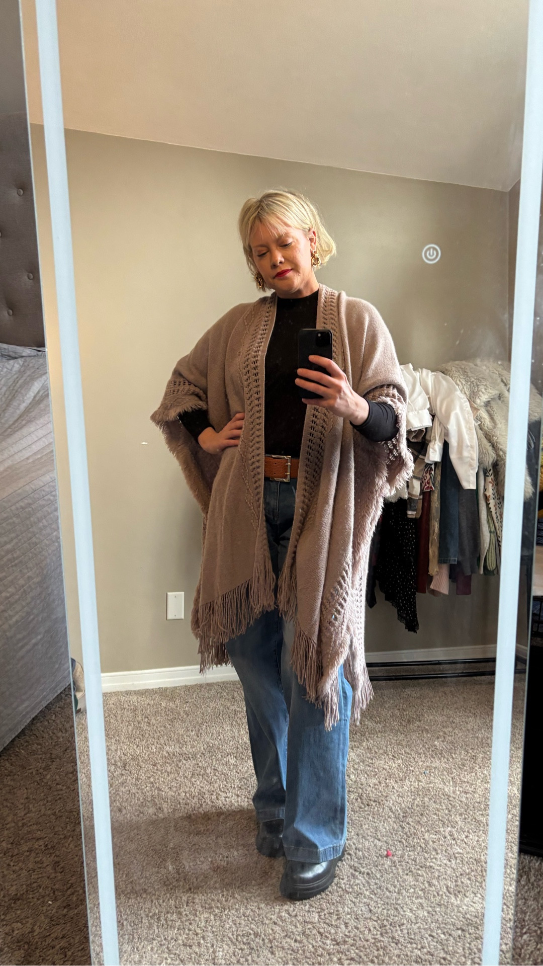 Perfect wrap for a cozy brunch 🥐🥂

Find it in my TikTok shop showcase at @Brittany Blooms

#LTKFindsUnder100 #LTKOver40 #LTKSeasonal