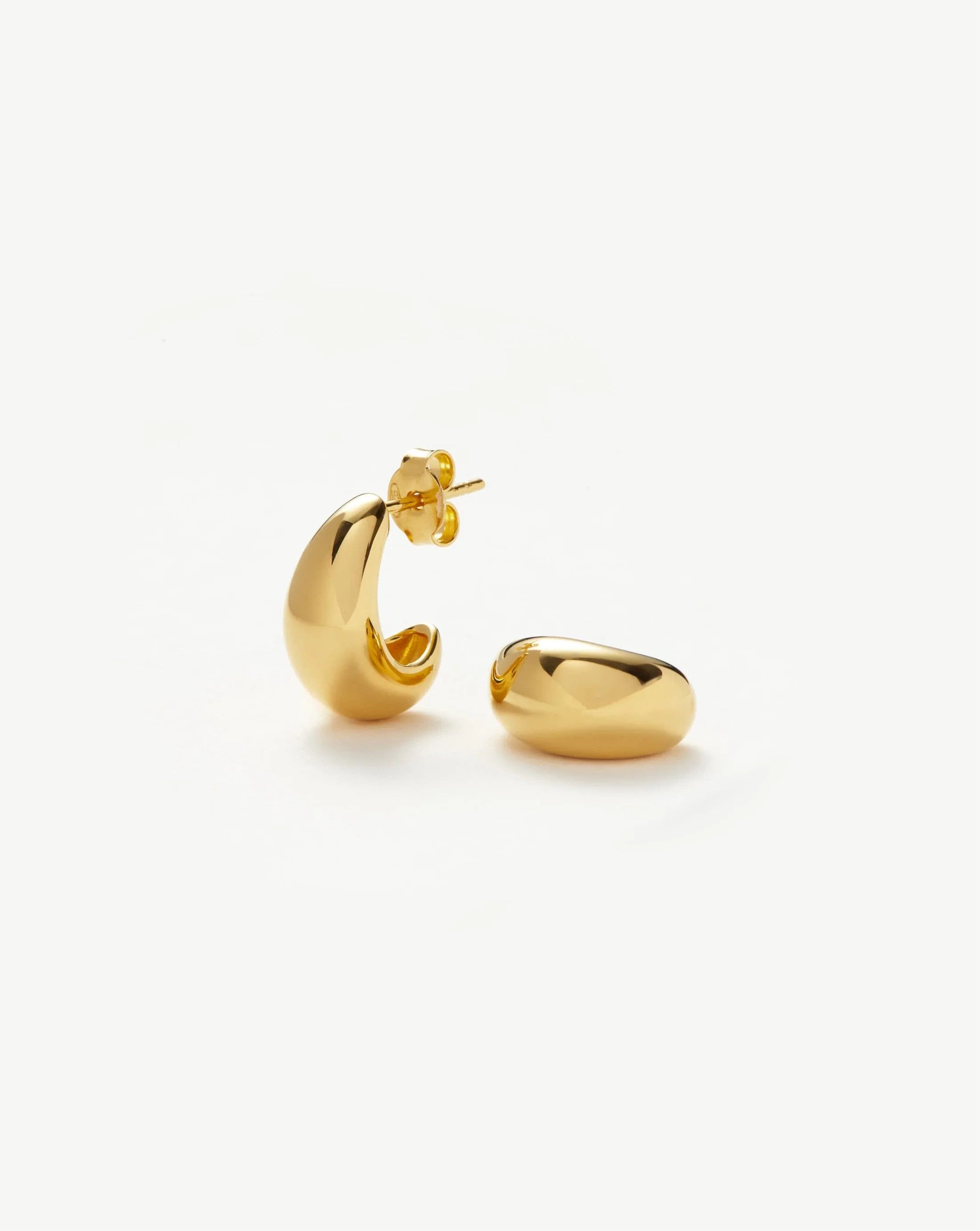 Savi Dome Mini Hoop Gold Earrings | Missoma US | Missoma US