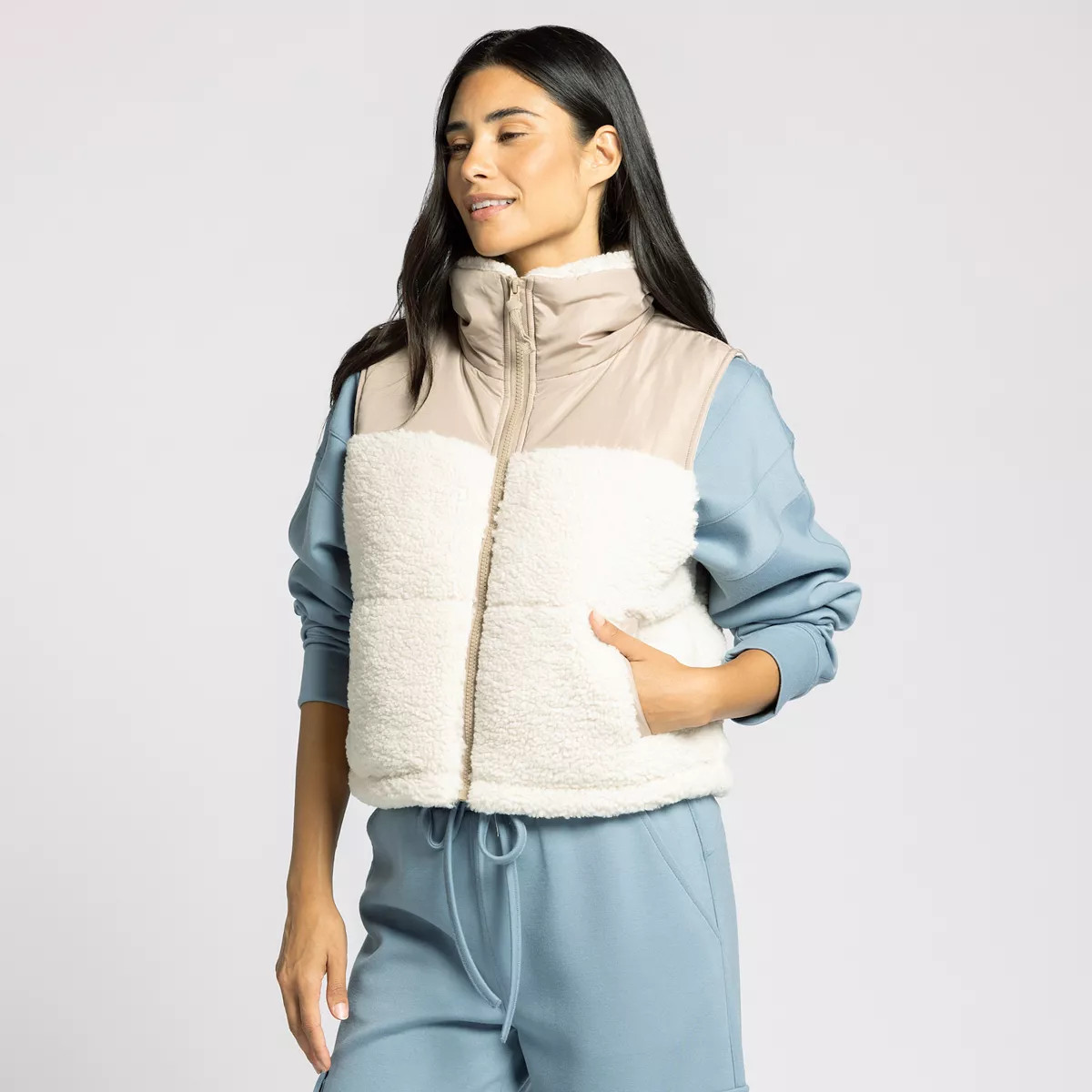 Women's Thread & Supply Sherpa Trim Vest | Kohl's