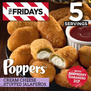 TGIF Cream Cheese Stuffed Jalapeno Poppers Frozen Snacks with Raspberry Habanero Dip | Kroger