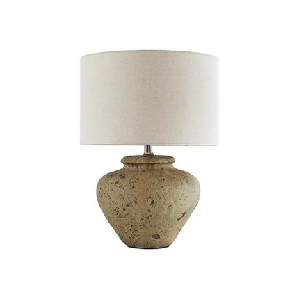 Click for more info about Signature Design by Ashley Mahfuz Beige 23" Ceramic Table Lamp