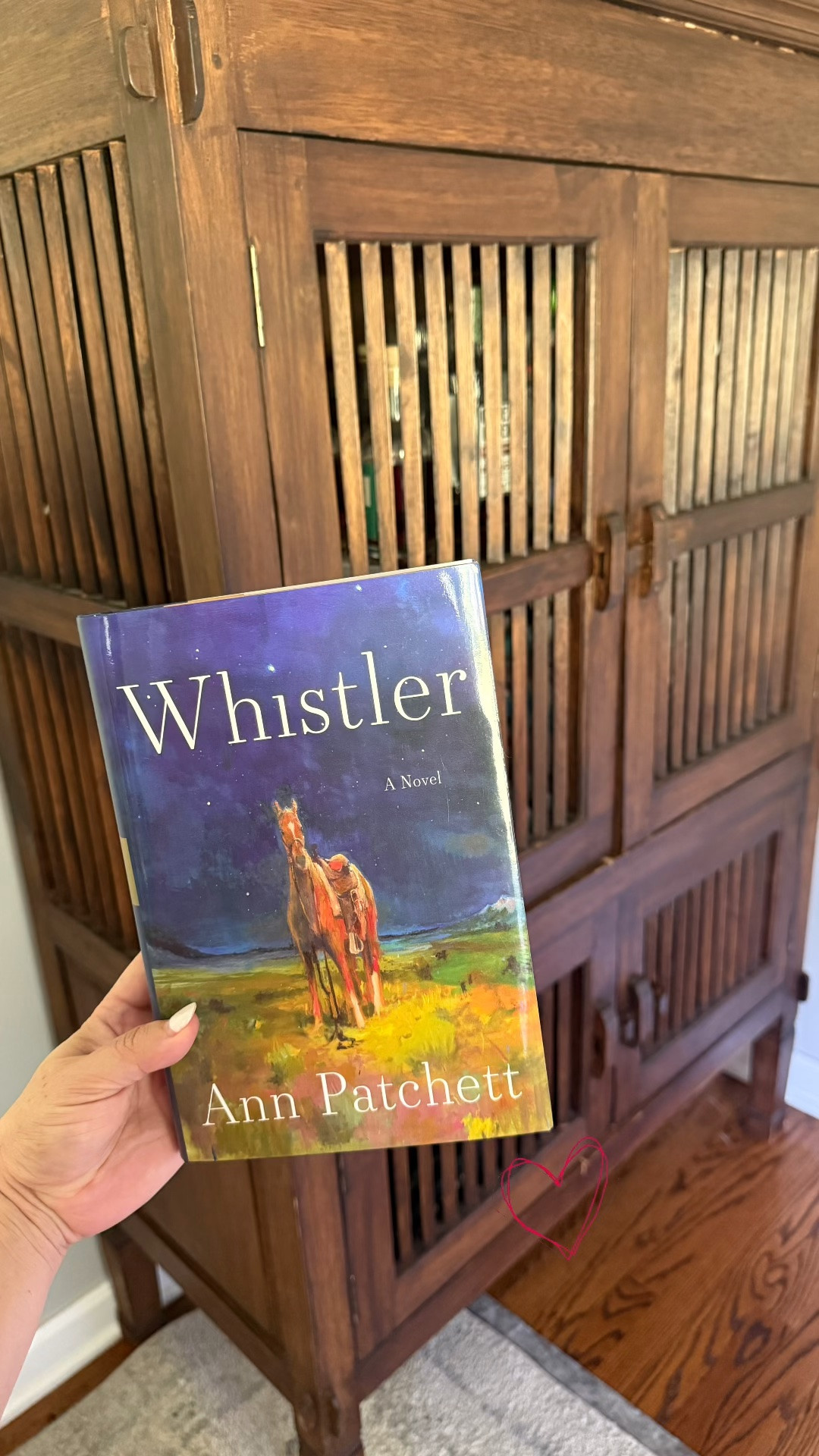 I finished Ann Patchett’s Whistler last week and loved it so much that I went to her bookstore and bought two signed first editions. 

#books #reading

#LTKdayinmylife #LTKOver40 #LTKselfcare