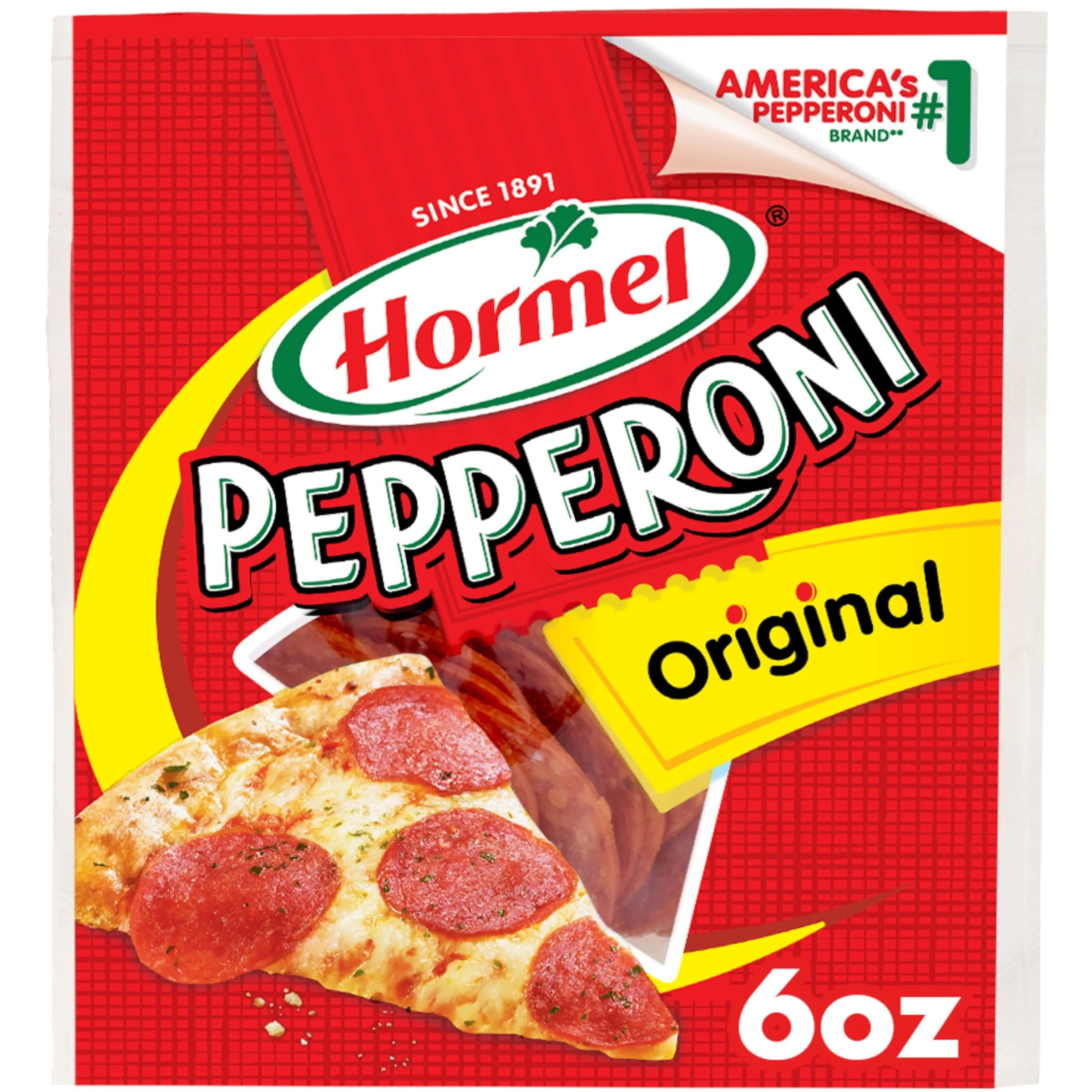 HORMEL, Pepperoni, Pizza Topping, Gluten Free, Original, 6 oz Plastic Resealable Package | Walmart (US)