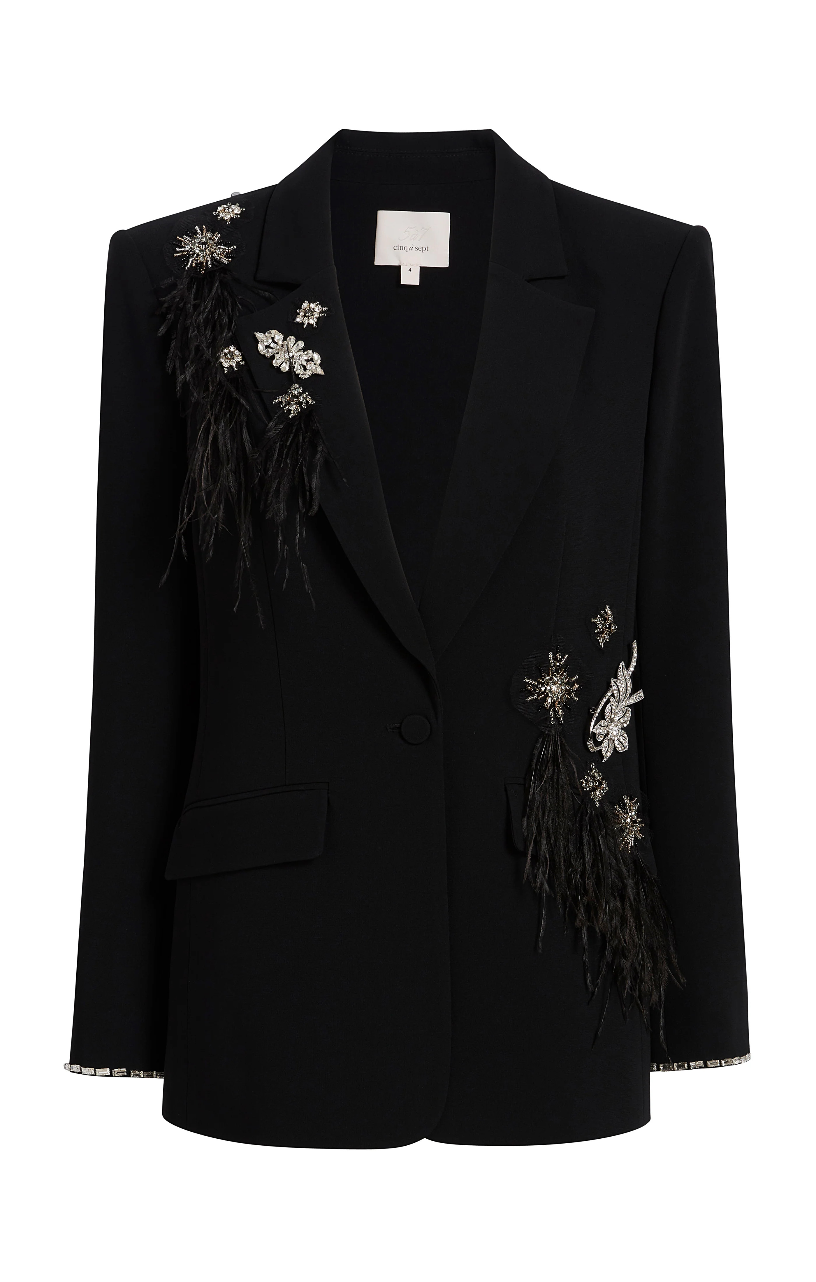 Feather Bouquet Jamila Blazer | Cinq à Sept