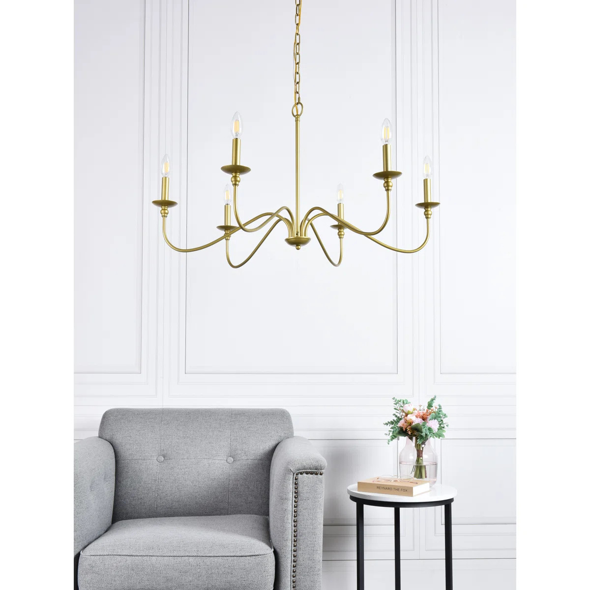 Ableton 6 - Light Dimmable Classic / Traditional Chandelier | Wayfair North America