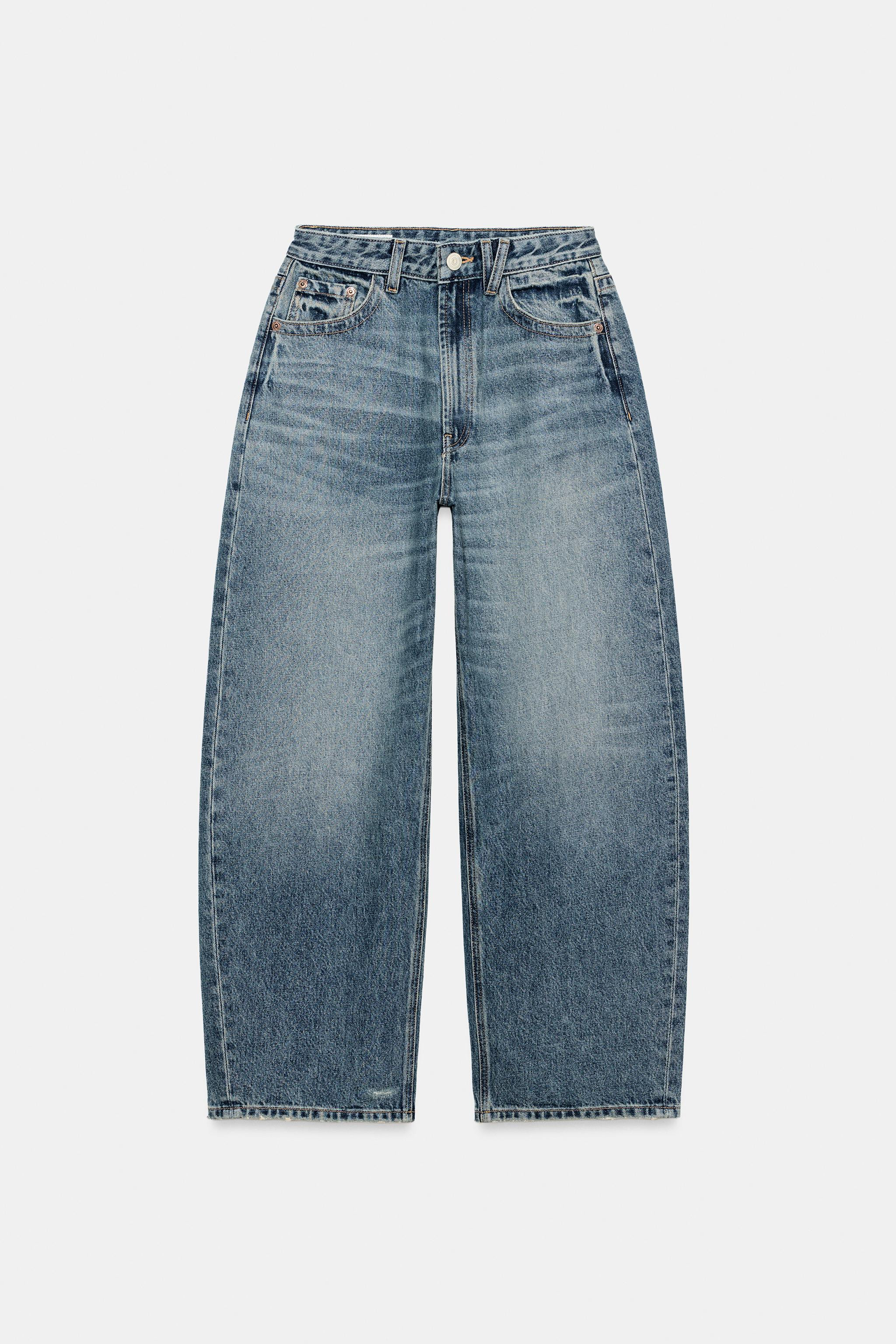 Model height: 178 cmMID RISE - BAGGYMid-rise jeans featuring belt loops and a five-pocket design.... | Zara Canada