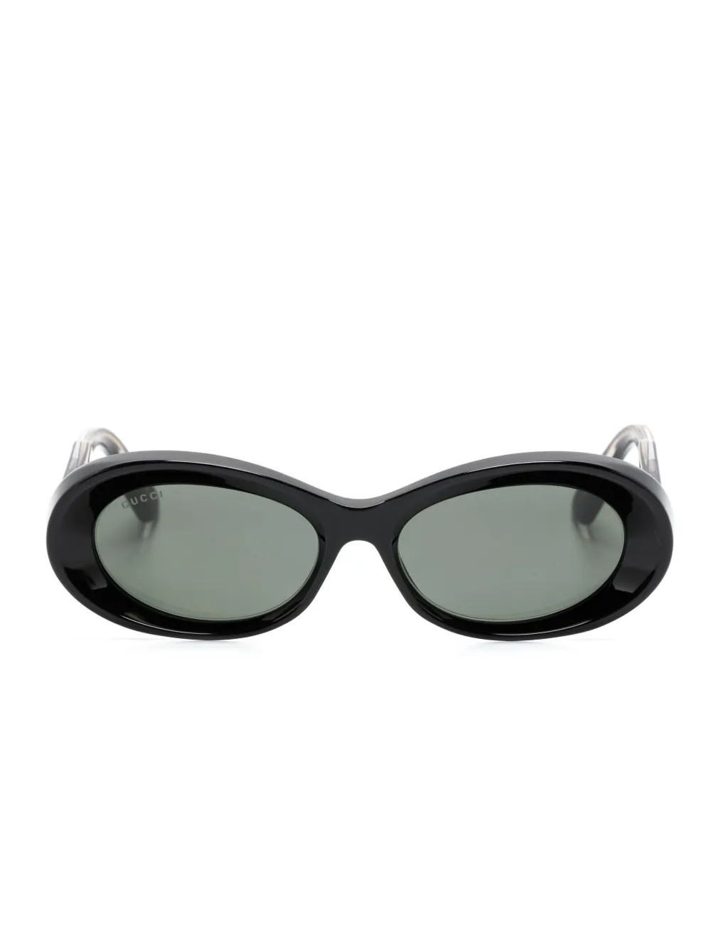 logo-debossed oval-frame sunglasses | Farfetch Global