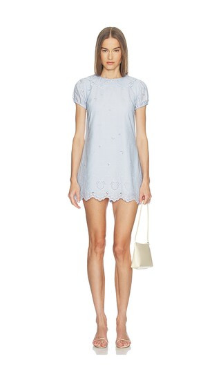 Sintra Mini Dress in Baby Blue | Revolve Clothing (Global)