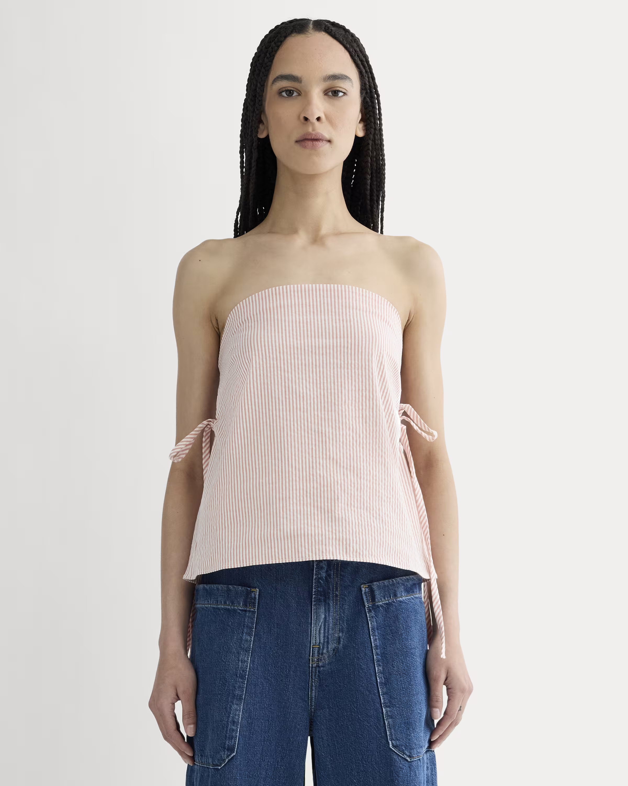 The Seersucker Tube Top | Everlane