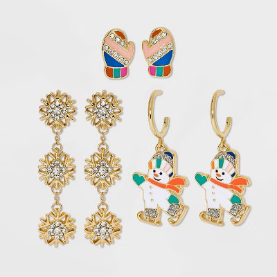 SUGARFIX by BaubleBar "You Melt It You Delt It" Stud Earring Set 3pc | Target