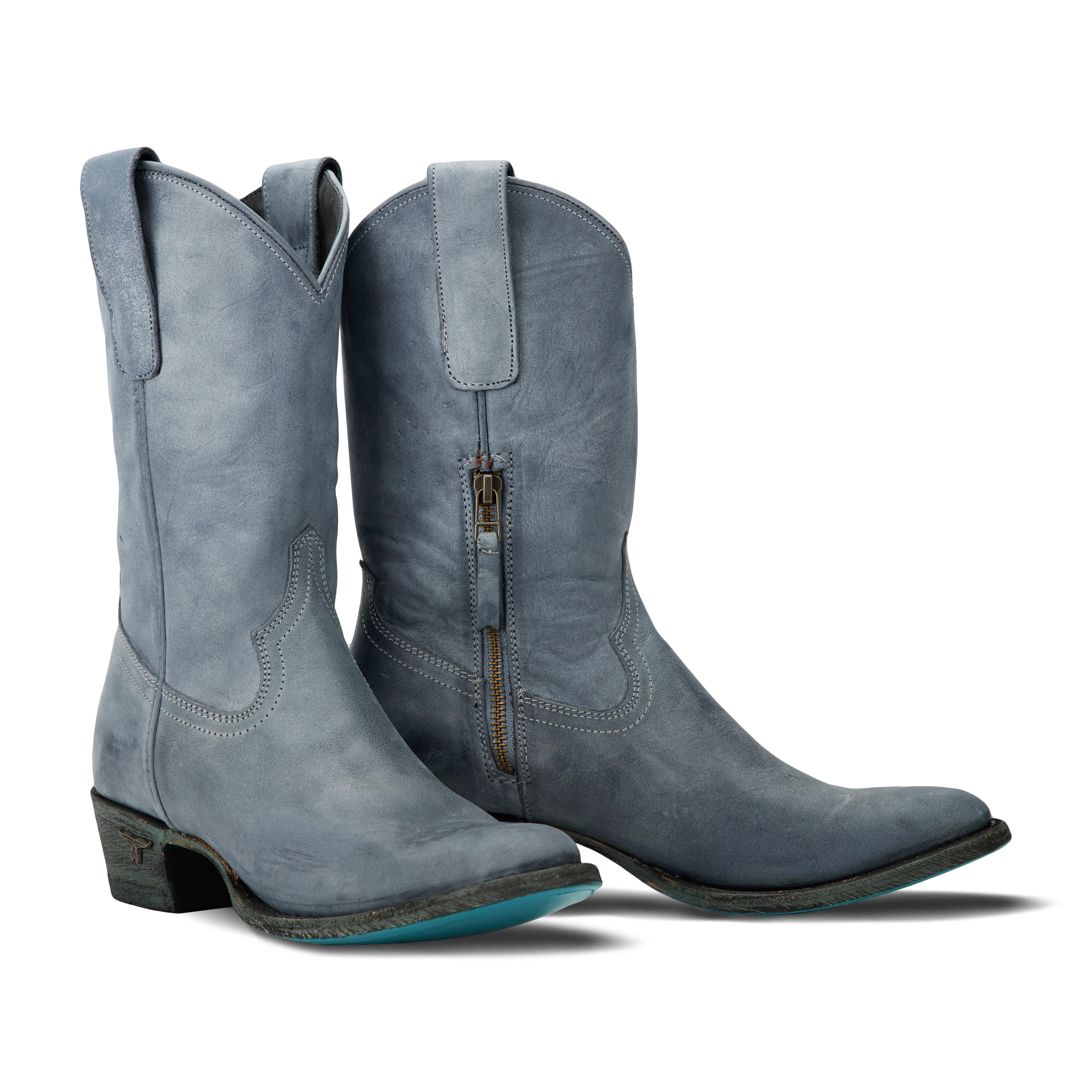 Plain Jane Midi - Washed Denim | Lane Boots
