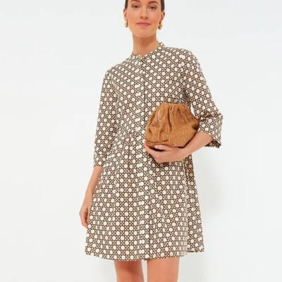Tuckernuck Birch Cane Royal Shirt Dress Mini | eBay US