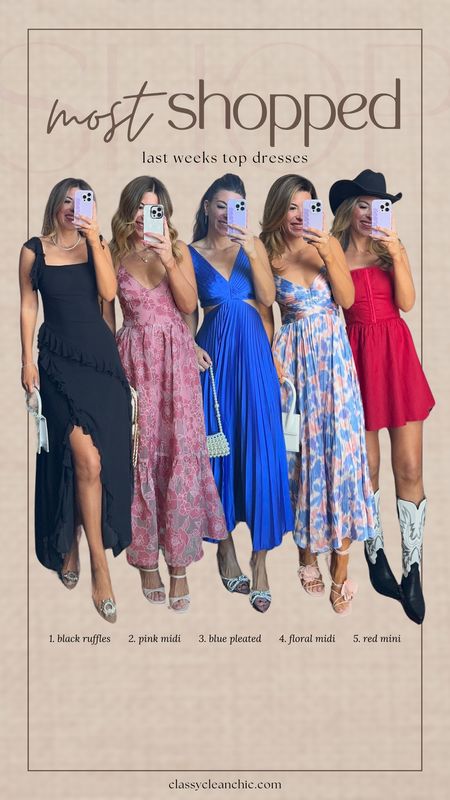 Your weekly favorites! Wedding guest dresses, concert outfits, shower dresses in my usual small
Abercrombie code: DRESSFEST


#LTKStyleTip #LTKSeasonal #LTKParties