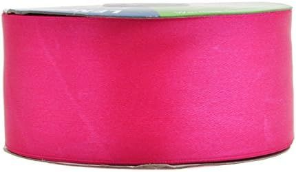 Hot Pink Satin Ribbon 2 Inch 50 Yard Roll for Gift Wrapping, Weddings, Hair, Dresses, Blanket Edg... | Amazon (US)
