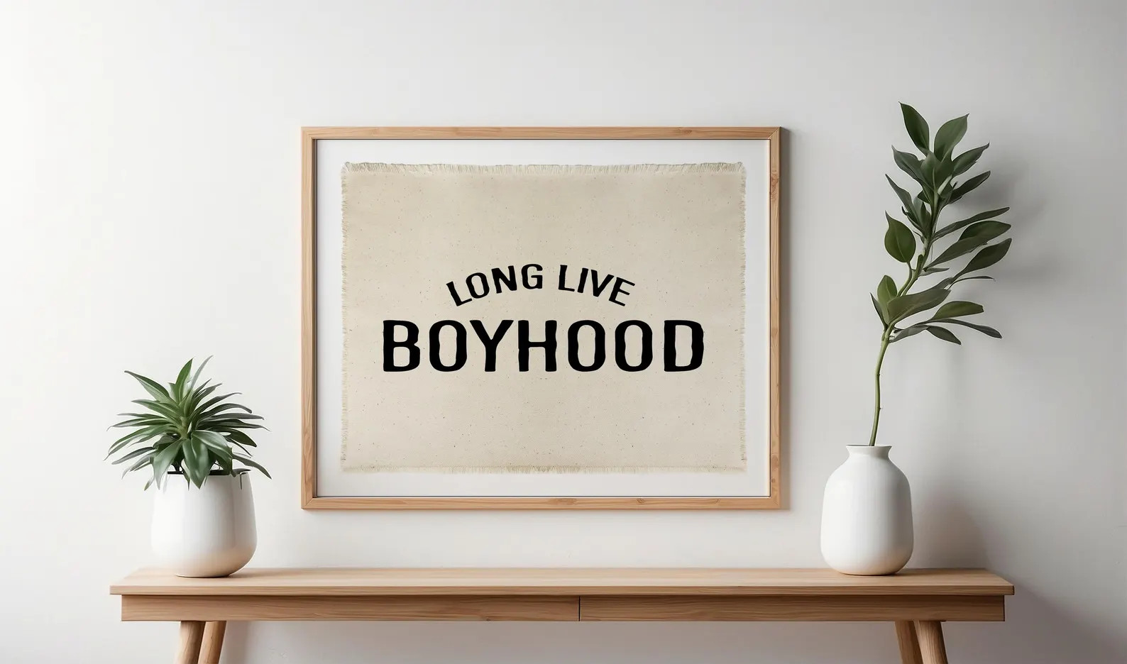 Long Live Boyhood Canvas Banner, Rustic Kids Room Decor - Etsy | Etsy (Global)