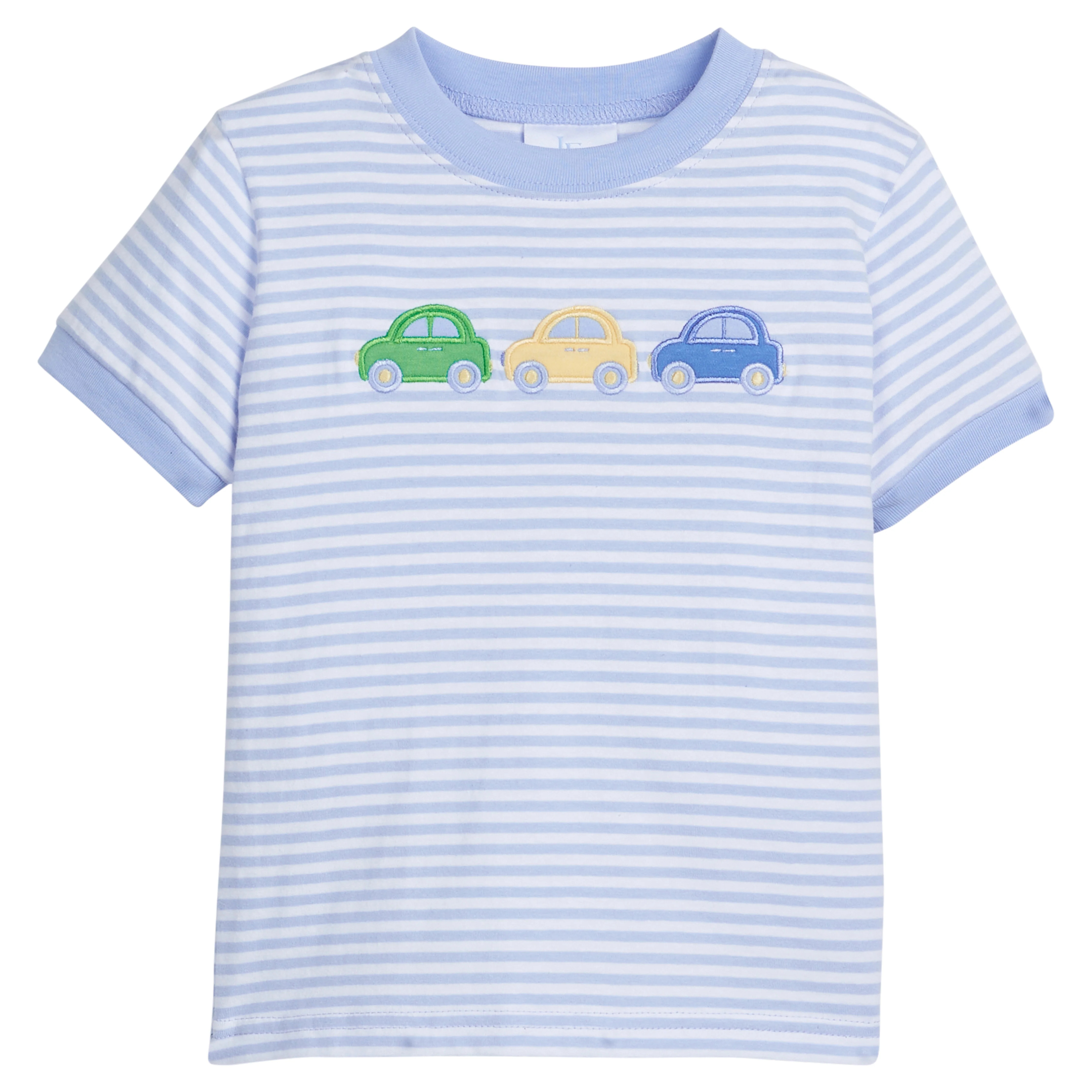 Boys Applique T-Shirt in Light Blue | Little English