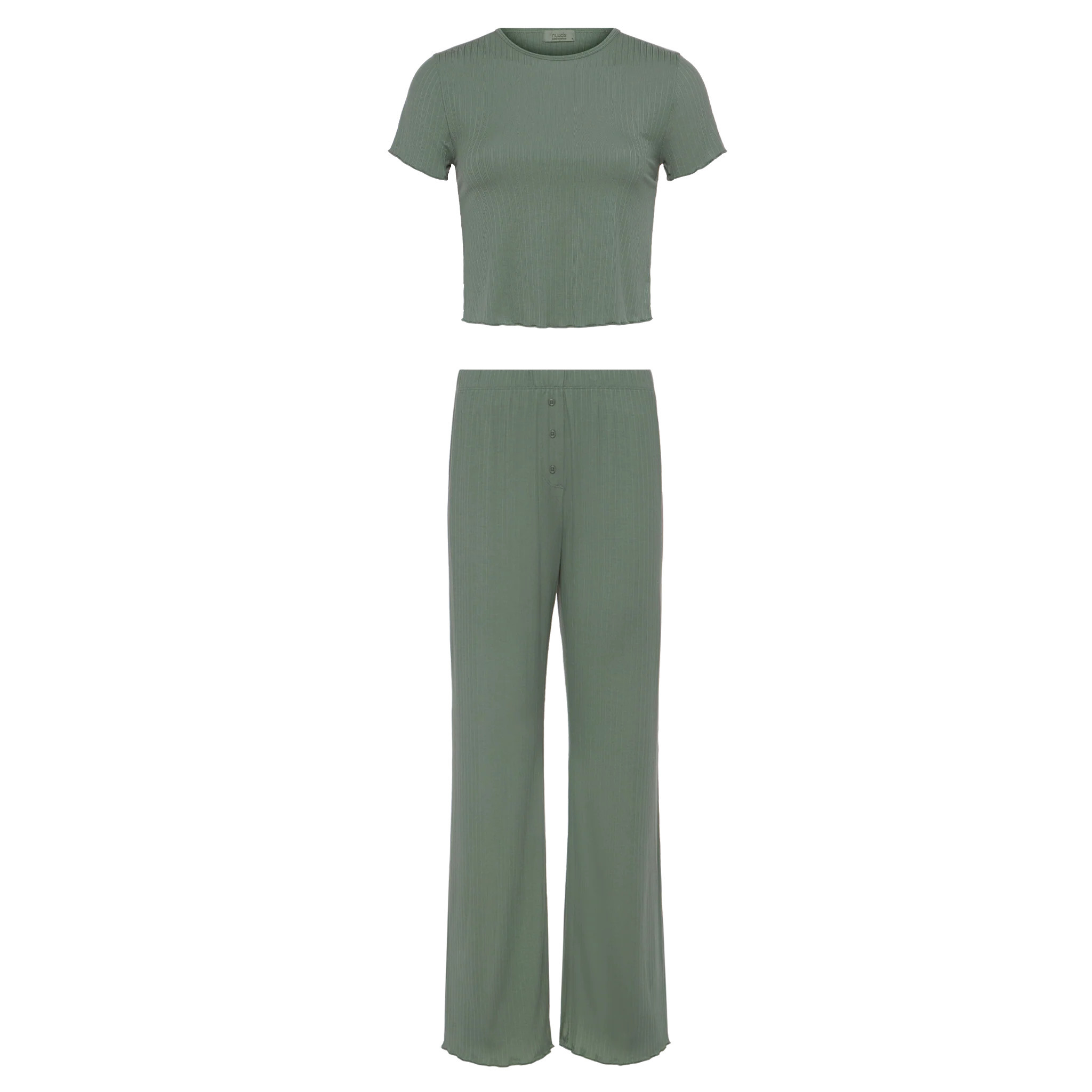 Mini Rib Pajama Set | Nuuds US