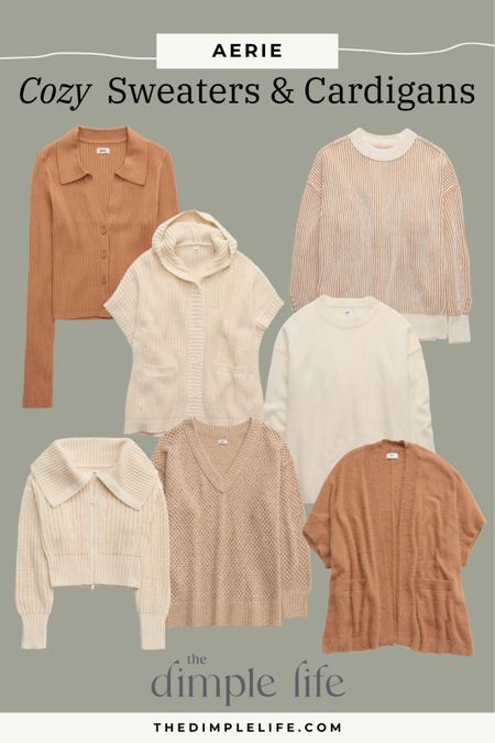 Wrap yourself in warmth with these cozy sweaters and cardigans from Aerie! #Aerie #CozySweaters #Cardigans #FallFashion #WarmAndStylish #ComfyStyles #CuddleSeason #AutumnWardrobe



#LTKSale #LTKstyletip