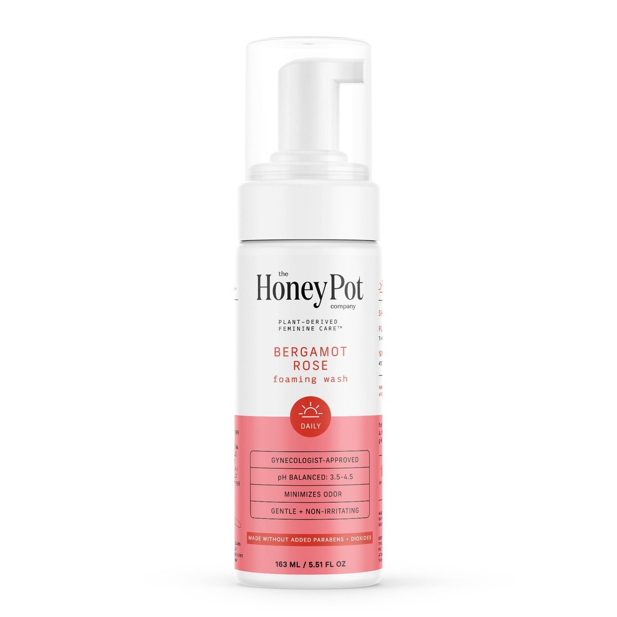 The Honey Pot Company, Bergamot Rose Feminine Foaming Wash - 5.51 fl oz | Target