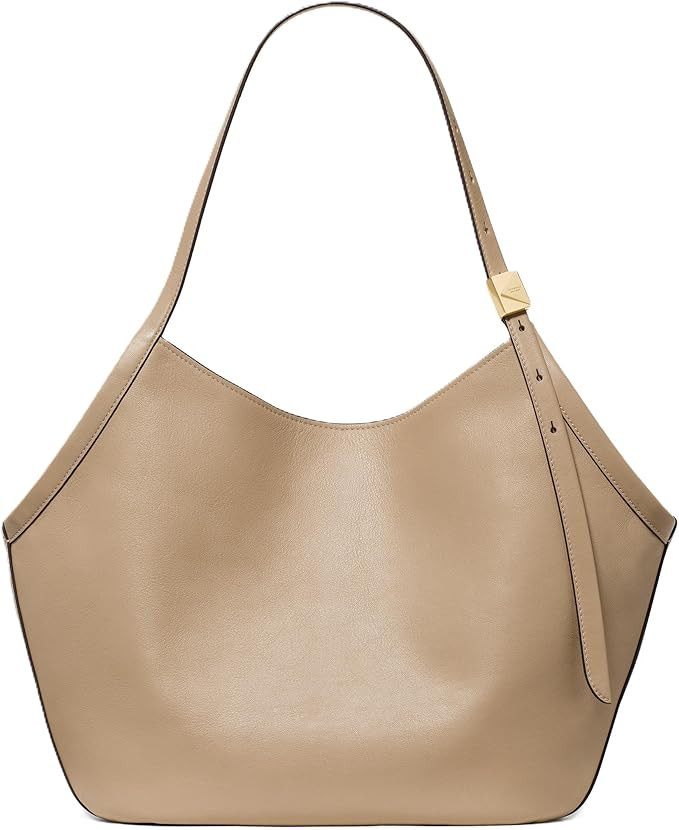 kate spade new york Deco Fine Grain Leather Tulip Tote | Amazon (US)
