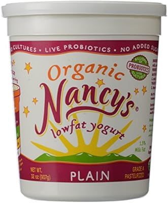 Nancy's, Organic Low Fat Yogurt, Plain, 32 oz | Amazon (US)