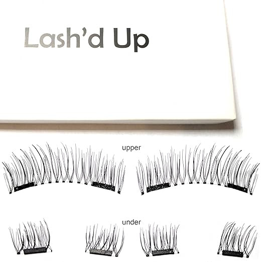Lash'd Up Magnetic Eyelashes Full Eyes Natural Look Grade A+ Silk [No Glue] Child Cancer Partner ... | Amazon (US)
