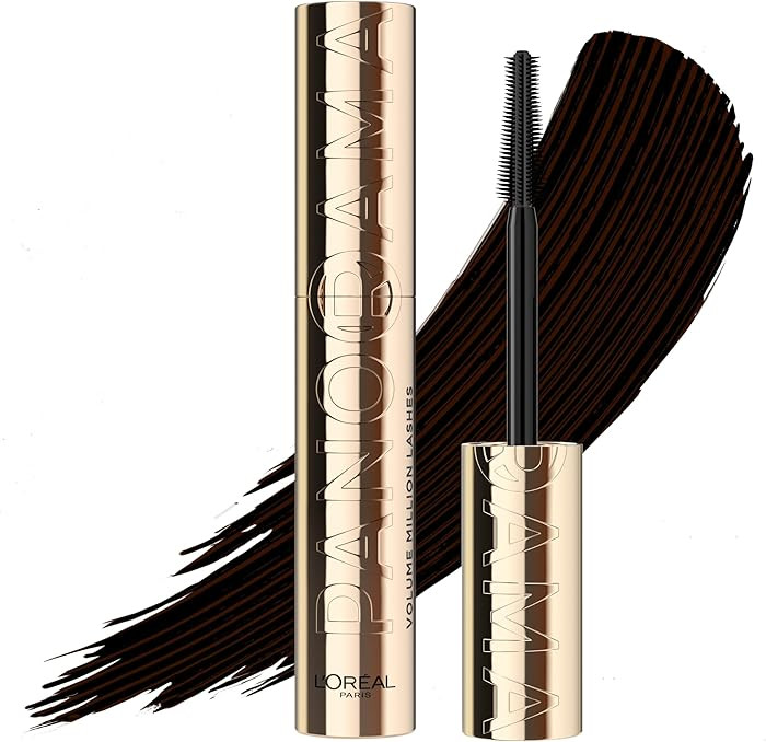 L'Oreal Paris Volumising Brown Mascara, For Intense Volume and a Fanned Out Effect, 1.4x Bigger L... | Amazon (UK)