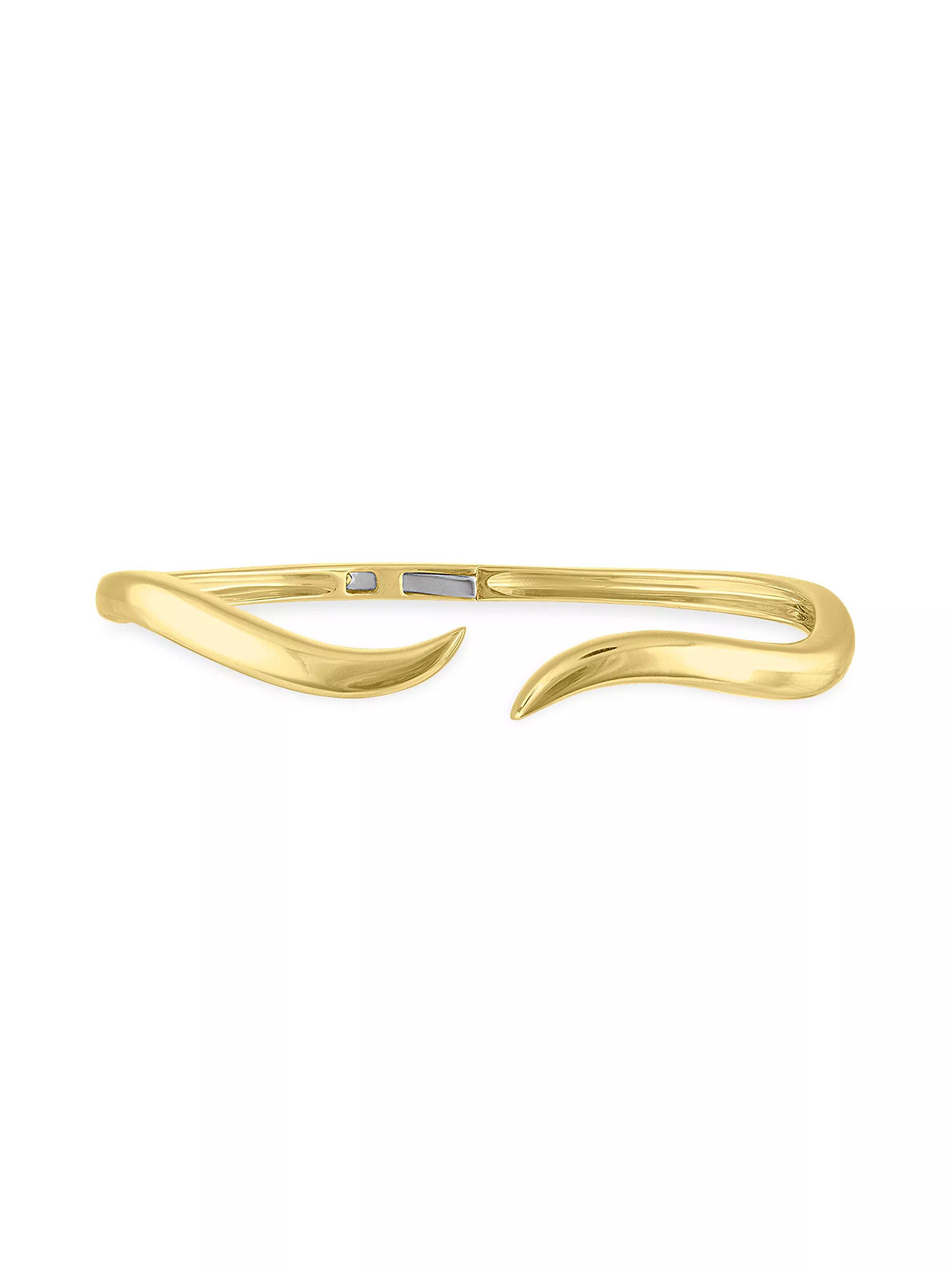 Wave 14K Yellow Gold Cuff | Saks Fifth Avenue