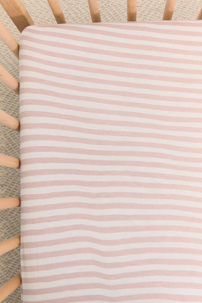 Candy Stripe Crib Sheet | Solly Baby