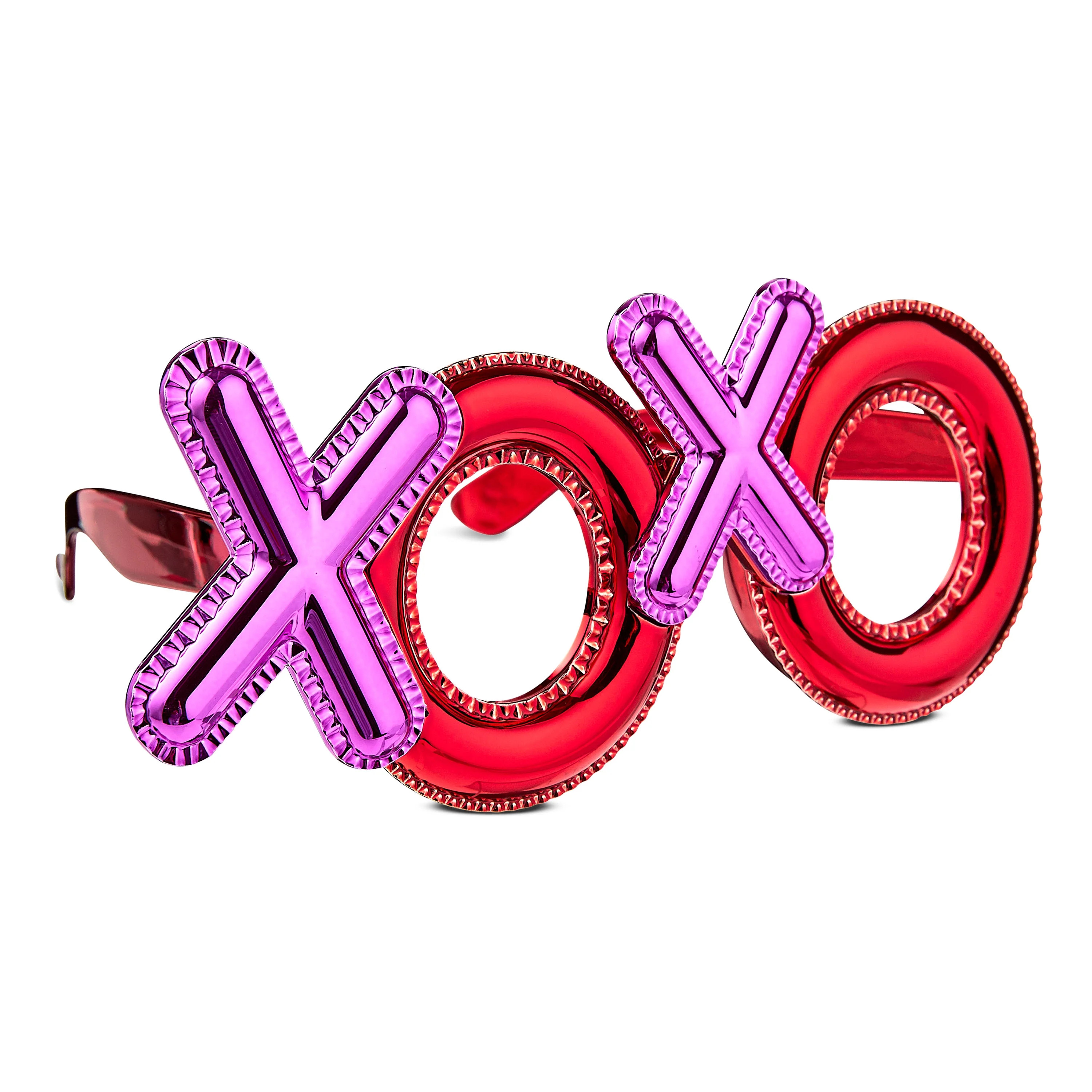 Valentine's Day Red & Pink XOXO Glasses, by Way To Celebrate - Walmart.com | Walmart (US)